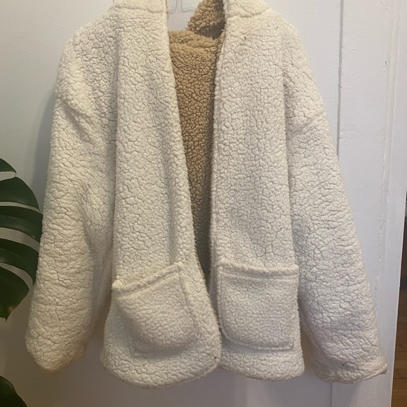 Reversible teddy jacket - Picture 3 of 4